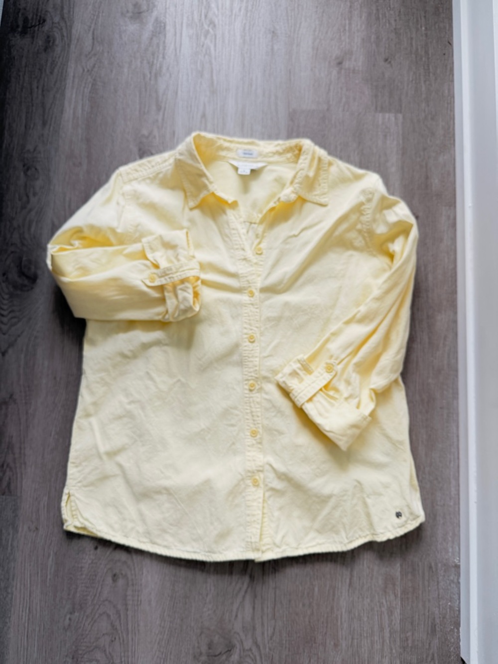 100% Cotton Butter Yellow Shirt